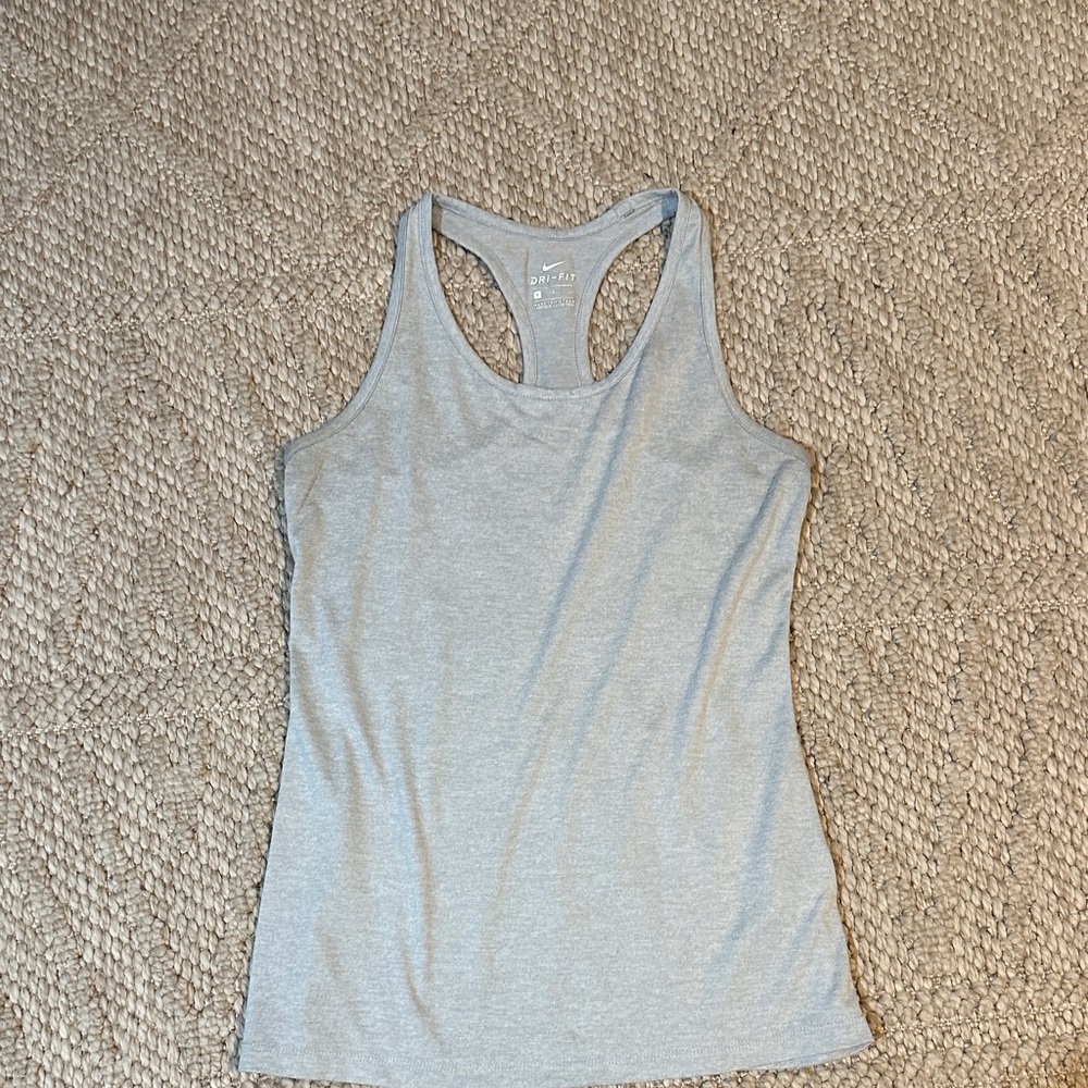Nike Women's Light Gray Tank Top
